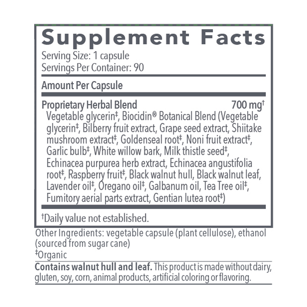 Biocidin® Capsules - Potent Broad Spectrum