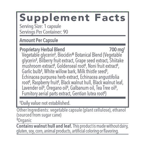 Biocidin® Capsules - Potent Broad Spectrum