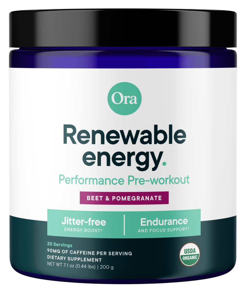 Renewable Energy: Pre-Workout Powder