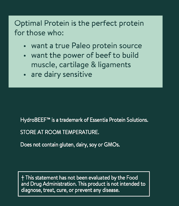 Optimal Protein