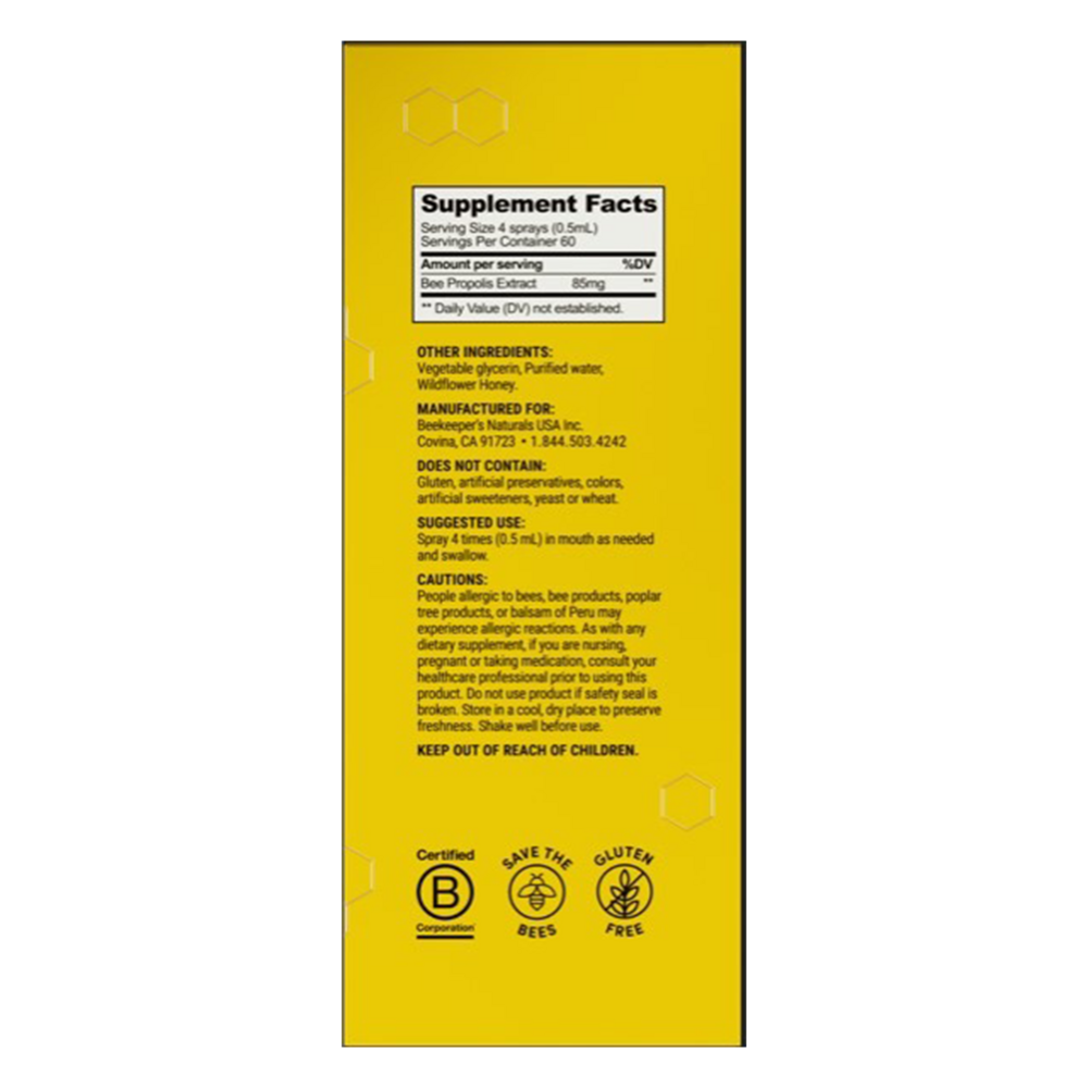 Propolis Immune Support Daily Throat Spray