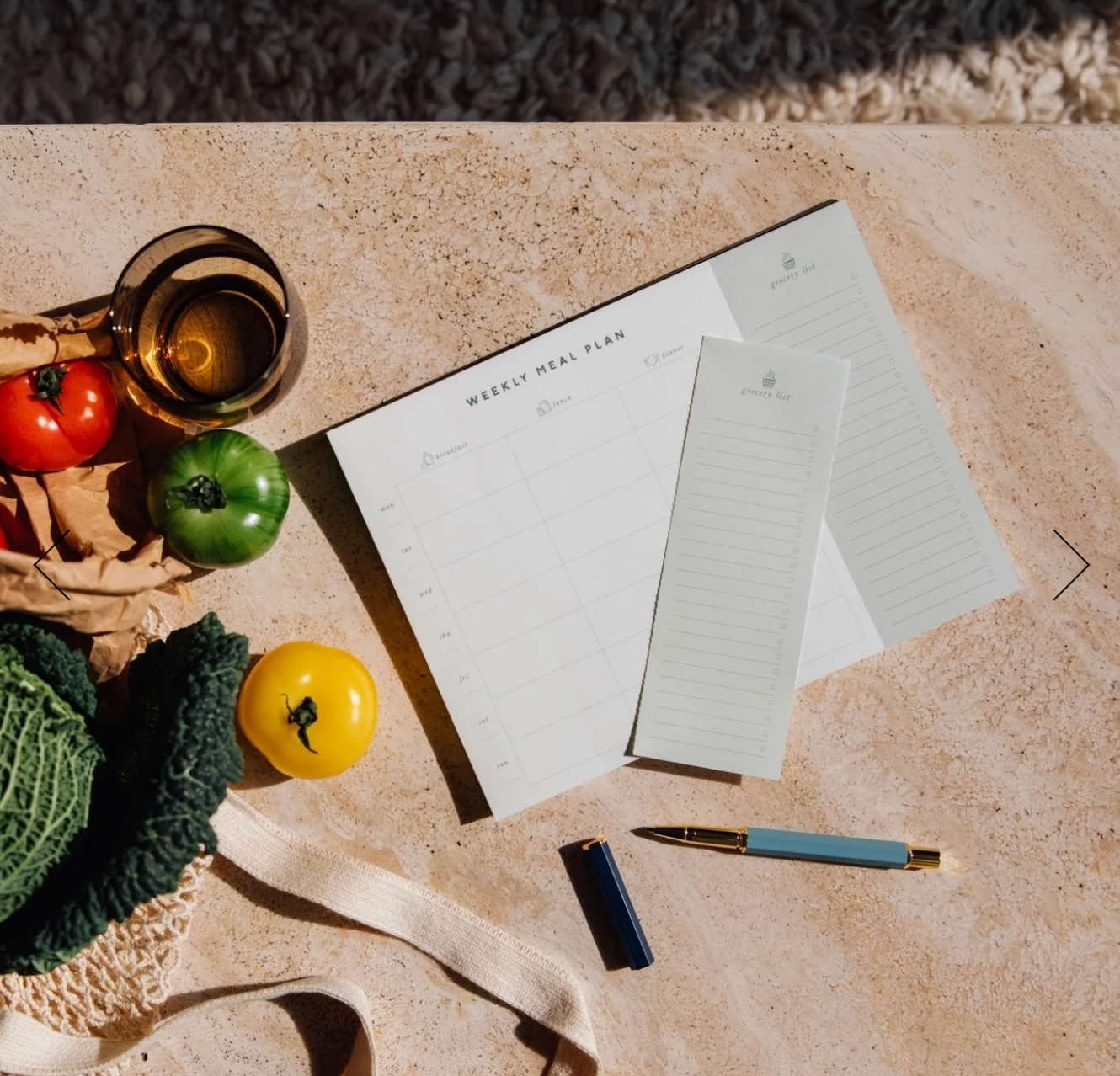 Weekly Meal Planner & Grocery List